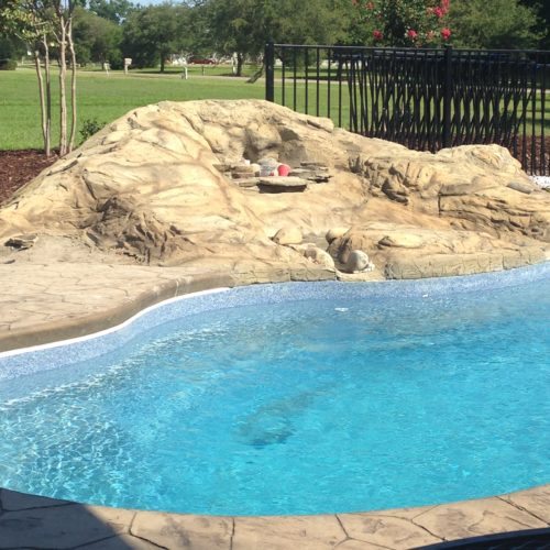 Outer Banks water features, Currituck waterfalls, Camden NC water fall, swimming pool upgrades OBX