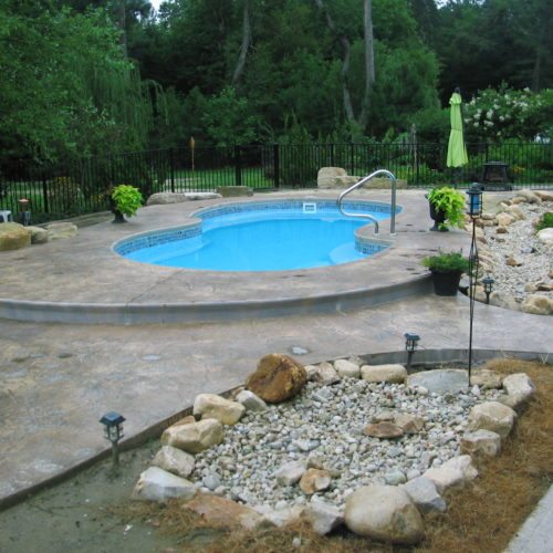 Currituck pool builder, pool landscaping, fiberglass pool installer, OBX pool builder,