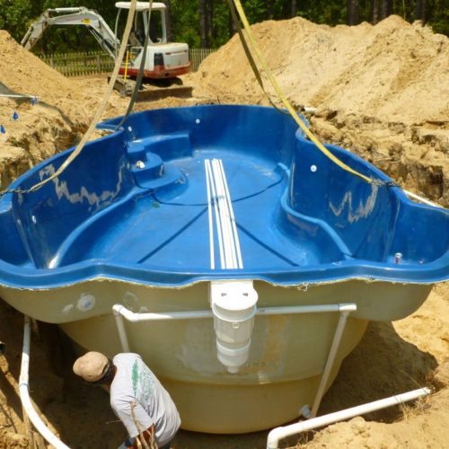 fiberglass pool builder Outer Banks, install swimming pool, pool sales NC, Kill Devil Hills pool service