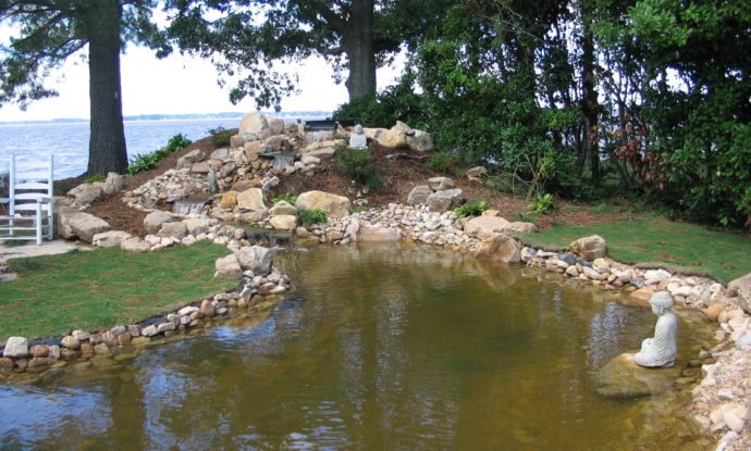 landscape water backyard contractor designer southern scapes pool and landscape design