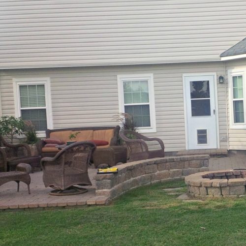 paver hardscape fire pit retaining wall landscape general contractor southern scapes pool and landscape design